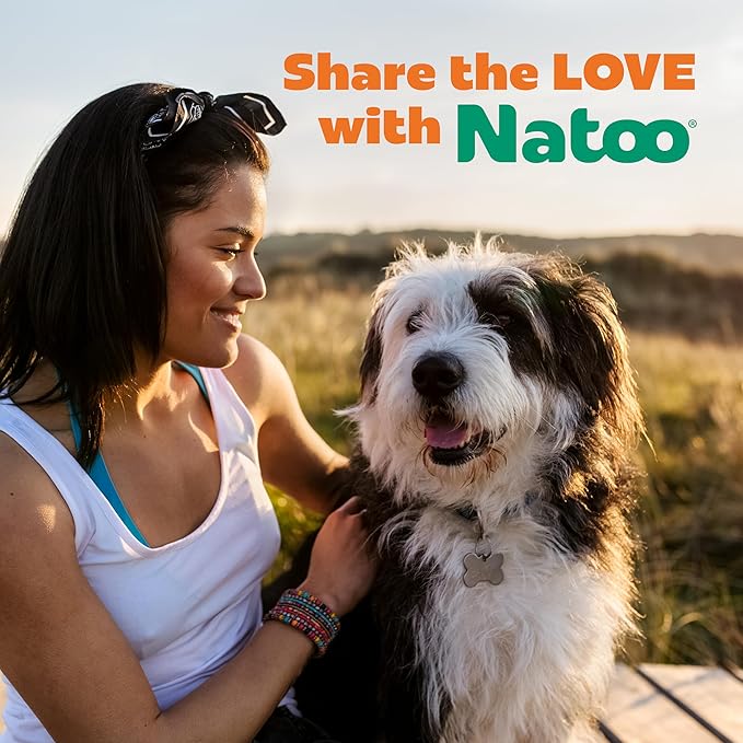 NATOO Healthy Treats for Large Dogs, Crunchy Biscuits Coconut & Mango Flavor – Natural Dog Treats, Rich in Omega 6, Prebiotics & Fiber, Antioxidants for Immunity (8 oz)