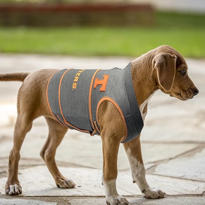 NCAA Tennessee Volunteers Dog Anxiety Shirt Calming Soothing Vest for Dogs Cats with Anxiety, Fears, Fireworks, Loud Noises, Dark, Lonely Keeps Dogs Calm Feeling Safe, Relaxing Jacket Medium