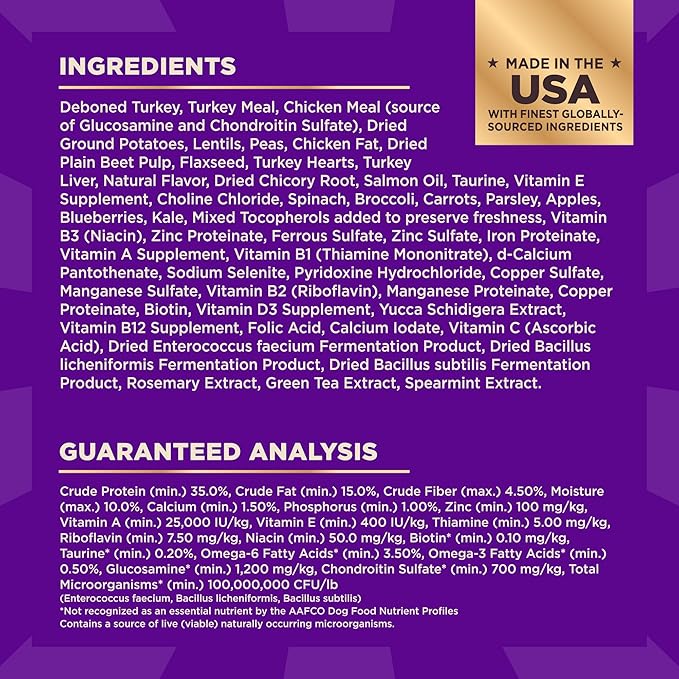 Wellness CORE+ Dry Dog Food with Freeze Dried Pieces, Grain Free, High Protein, Natural, Original Turkey & Chicken Recipe, (20-Pound Bag)