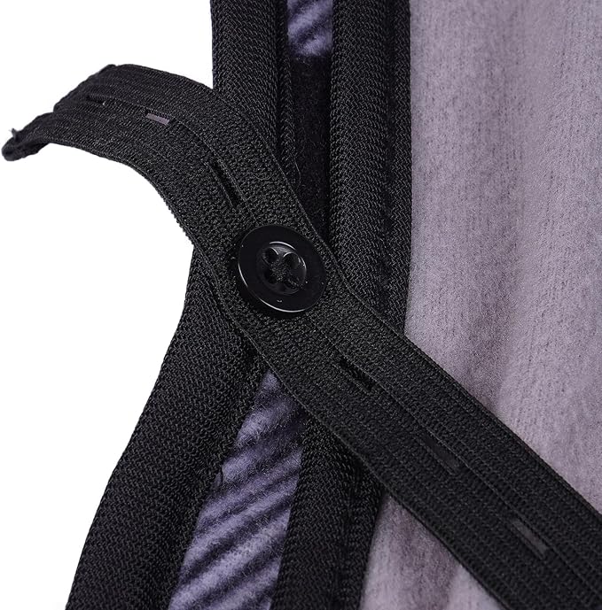 Warm Dog Coat for Winter,Waterproof Jacket with Zipper,Detachable Dog Coat with Adjustable Buckle,Comfortable Jacket for Dogs in Cold and Windy Days.2XL Black
