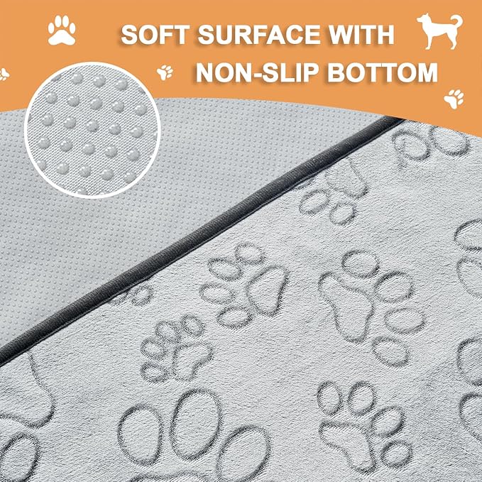 Qeils Reusable Puppy Pads, 2 Pack Washable Pee Pads for Dogs, Non Slip Wee Wee pad, Absorbent and Leakproof Training Mats for Potty, Crate, Playpen, Bed, Sofa, 41"x 41"