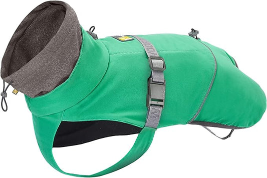 Dog Slip-on Winter Coat, Warm,Lightweight, Adjustable and Easy to Wear for Cold Weather | Waterproof & Windproof Padded Dog Winter Jacket (Winter Green, XS)