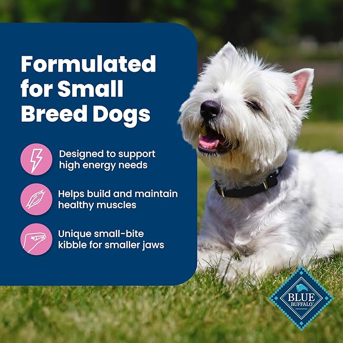 Blue Buffalo Life Protection Formula Natural Adult Small Breed Dry Dog Food, Chicken and Brown Rice 5-lb Trial Size Bag