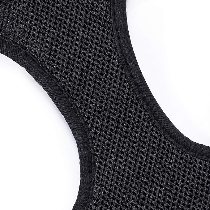 Mile High Life Step in Dog Harness for Small Dogs No Pull, Easy Get on Air Mesh Vest Harness, Adjustable Easy Closures Both Neck and Chest (Black, XS Chest 11.4"-16.1")