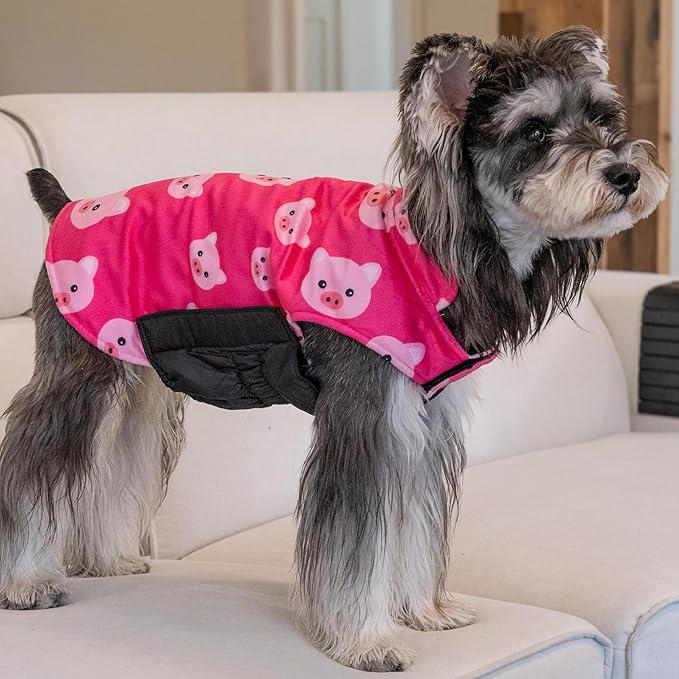 CuteBone Winter Dog Jacket - Waterproof, Windproof, Reversible, Thick, Adjustable Soft Coats for Small to Large Dogs