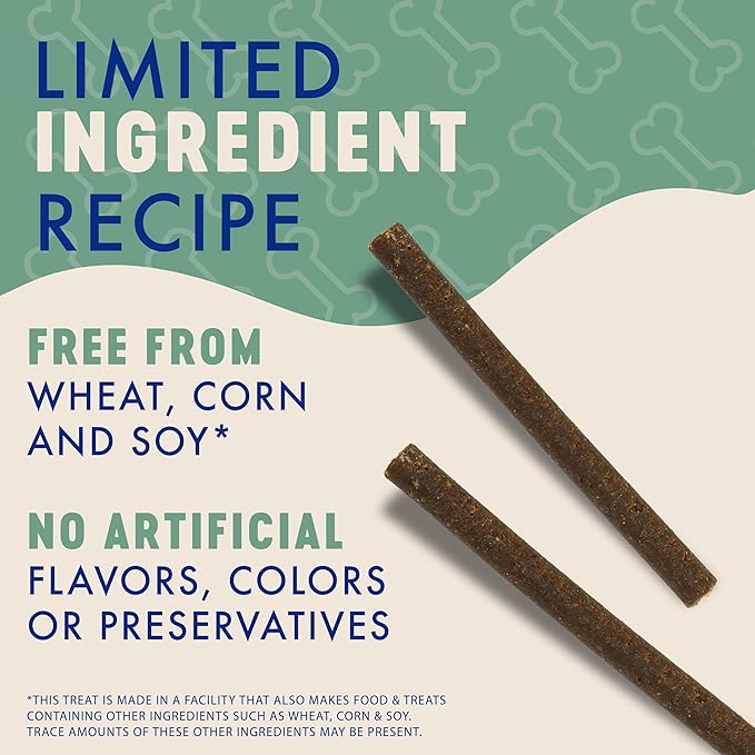 Finley's Beef & Salmon Meaty Sticks Dog Treats, Grain-Free, Soft & Chewy, High Protein, Made in USA, 12 Ounce (Pack of 1)