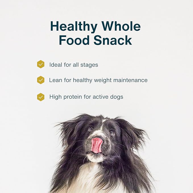 JustFoodForDogs Snack for Dogs, Single-Ingredient Chicken Healthy Dog Treats, 18 oz