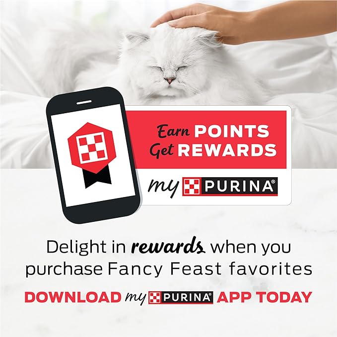 Purina Fancy Feast Classic Pate Ocean Whitefish and Tuna Feast Classic Grain Free Wet Cat Food Pate - (Pack of 24) 3 oz. Cans
