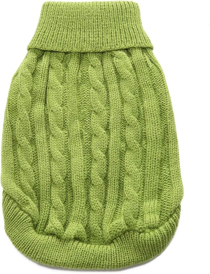 Dog Sweater, Warm Dog Sweaters for Small Dogs Medium Large Dogs, Cute Winter Classic Turtleneck Pet Sweater Cat Sweater Dog Clothes Coat Dog Christmas Sweaters for Girls Boys Dog Puppy Cat