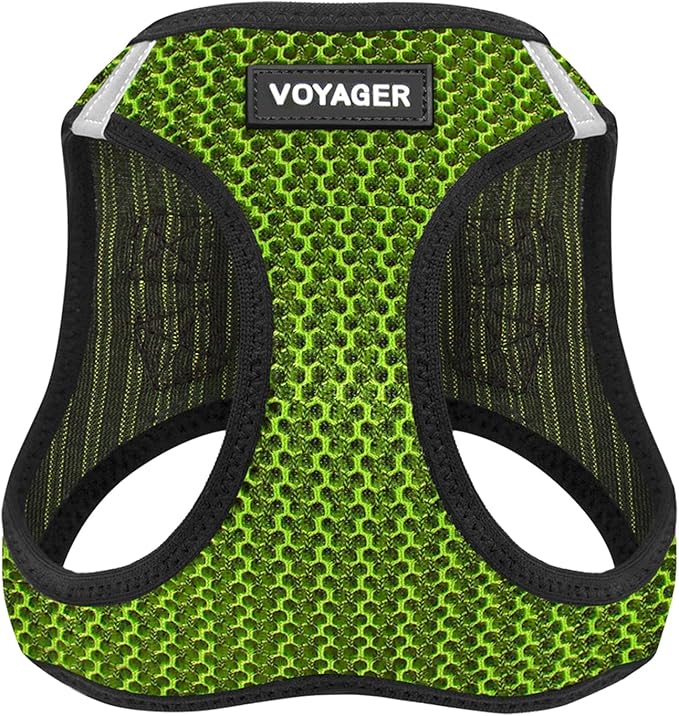 Best Pet Supplies Voyager Step-in Air Harness - All Weather Mesh, Reflective, No Pull Harness for Dogs, Cats - Secure with Hook & Loop Fastener, Buckle, Double D-Rings - Tone, XL