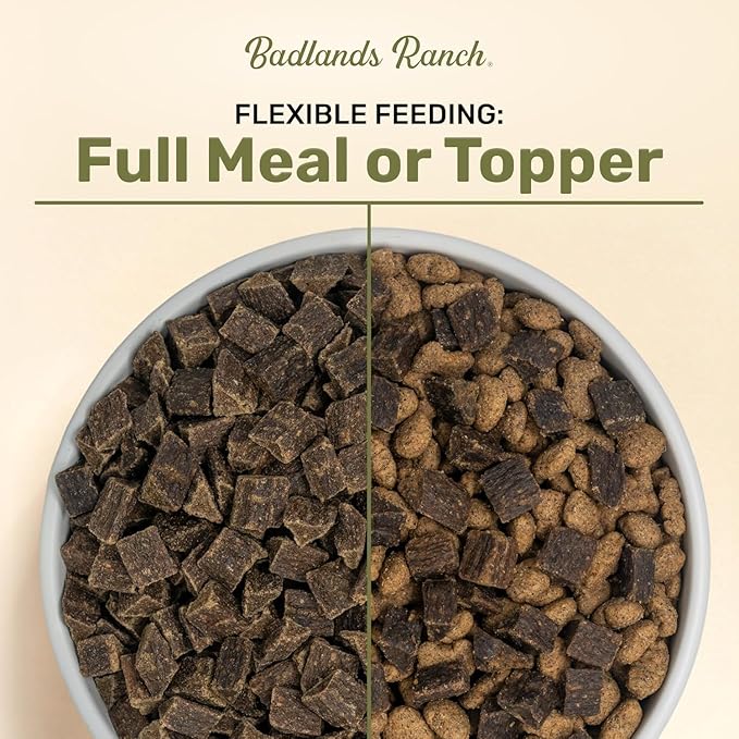 BADLANDS RANCH by Katherine Heigl- Superfood Complete, Air-Dried Adult Dog Food - High Protein, Zero Fillers, Superfood Nutrition (64 Ounce (Pack of 2), Fish & Turkey)