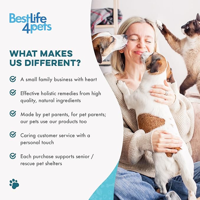 Dog Bad Breath & Dental Care Solution, Supports Canine Oral Health, Relieves Stinky Breath, Tooth Pain, Red Swollen Gums, Helps Reduce Plaque and Gingivitis, 400 Odorless, Tasteless Easy to Use Pills