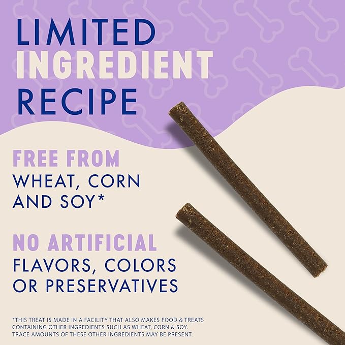 Finley's Rabbit & Venison Meaty Sticks Dog Treats, Grain-Free, Soft & Chewy, High Protein, Made in USA, 12 Ounce (Pack of 1)