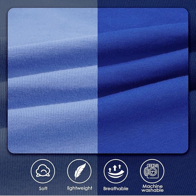 IKUPUKO 2 Pack Dog T-Shirts for Extra Large Dogs Soft Breathable Cotton Shirt Shedding Control Clothes for Great Dane, Summer Hot Weather Walking, Seaside, Park Play, XXXXXL