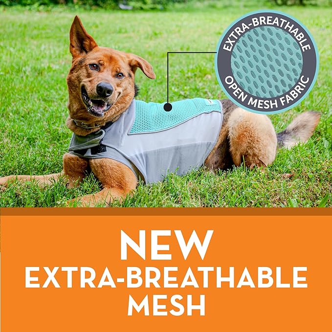 ThunderShirt Breeze for Dogs, X-Large, Aqua, Extra Breathable Mesh Fabric, Dog Anxiety Relief Vest for Every Day Stress & Calming During Thunder Storms and Fireworks