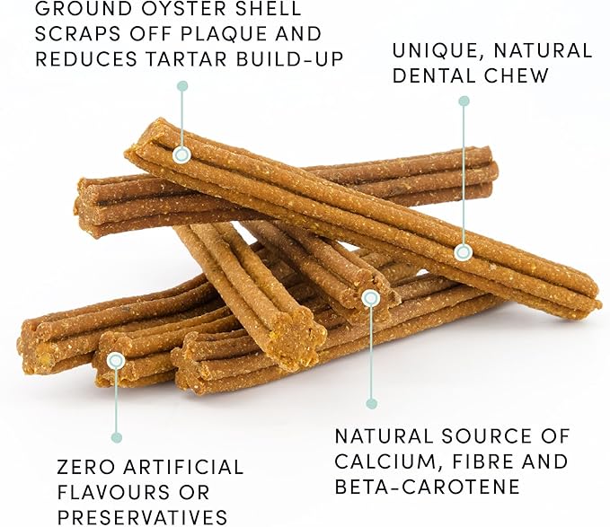 Crumps' Naturals Pbb- Bacon Dental Dog Treats (36 Pack), 4.5"