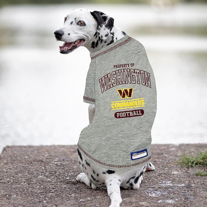 Pets First PET Shirt for Dogs & Cats - NFL Washington Commanders Dog T-Shirt, X-Large. - Cutest Pet Tee Shirt for The Real Sporty Pup! (WAC-4014-XL) (Pack of 2)