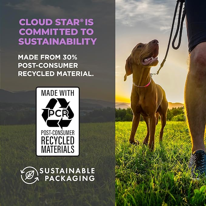 Cloud Star Wag More Bark Less 10 oz Grain Free Jerky Dog Treats with Duck & Apple