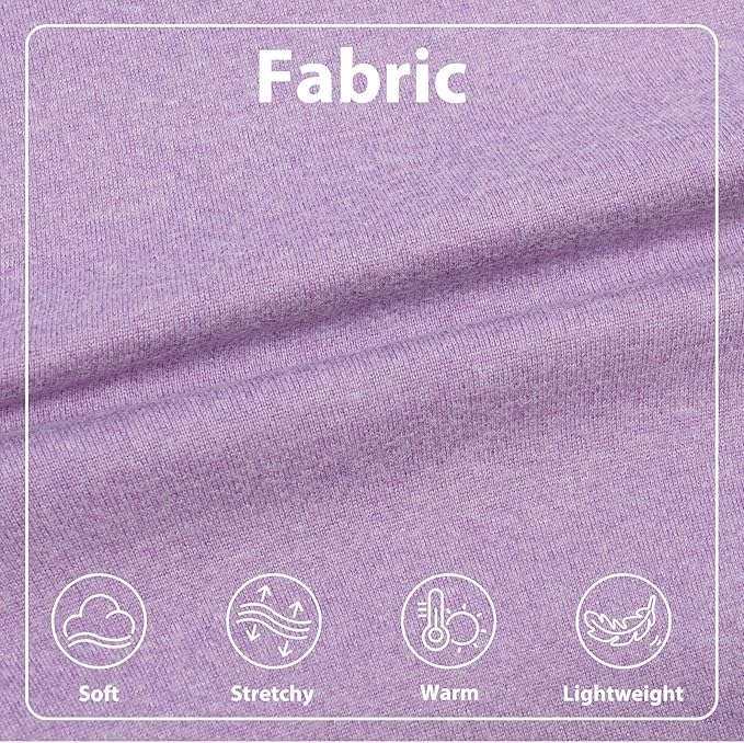 Stretch Fleece Dog Sweaters - Purple, L - Pullover Sleeveless Vest | Warm Stretchable Sweatshirt, Lightweight Breathablefor for Outdoor Movement,Dachshund,French Bulldog