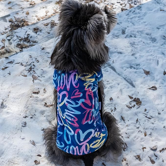 CuteBone Winter Reversible Dog Jacket with Leash Hole: Waterproof Windproof Soft Coats for Small Medium Large Dogs
