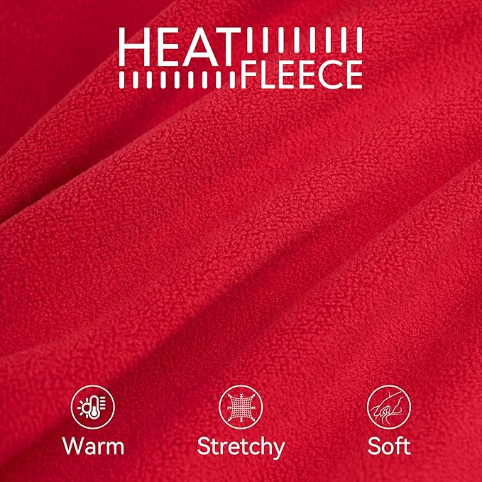 cyeollo XXL Dog Sweater, Fleece Doggy Sweaters Stretchy Turtleneck Doggie Sweatshirt Soft Warm Winter Coat Fall Autumn Pet Clothes for Large Dogs Girl, Red 2XL