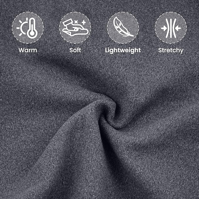 ROZKITCH Dog Sweaters Soft Fleece Pullover Sweatshirt Pajamas, Turtleneck Warm Pet Cold Weather Jacket Stretchy Vest Jumpsuit Apparel Outfit Clothes for Small Medium Large Dogs Walking Sleep Grey 4XL