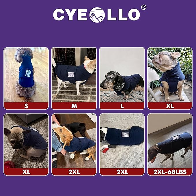 cyeollo Small Dog Sweater, Soft Fleece Sweaters Turtleneck Doggy Sweatshirt Warm Fall Winter Vest Stretchy Pet Clothes for Puppy Soft Doggie Coat Girl & Boy, Red S