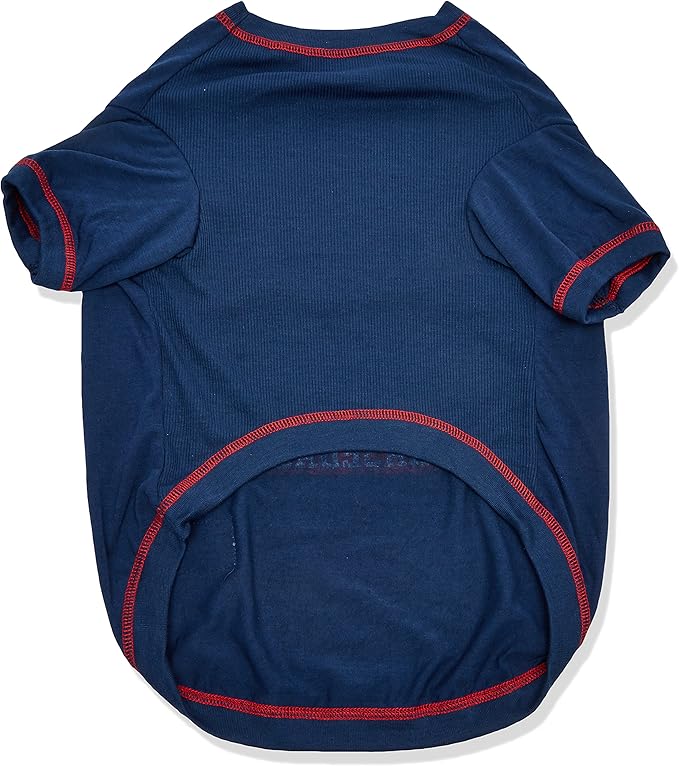 MLB Minnesota Twins Dog T-Shirt, Medium. - Licensed Shirt for Pets Team Colored with Team Logos. - Premium Stretchable Materials for The Comfort of Your Dog & cat.