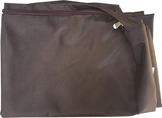 Dogbed4less Orthopedic Dog Bed with Memory Foam for Medium Large Pet, Waterproof Liner with Strong Ballistic Nylon Brown External Cover, 41X27X4 Inch Fit 42X28 Crate