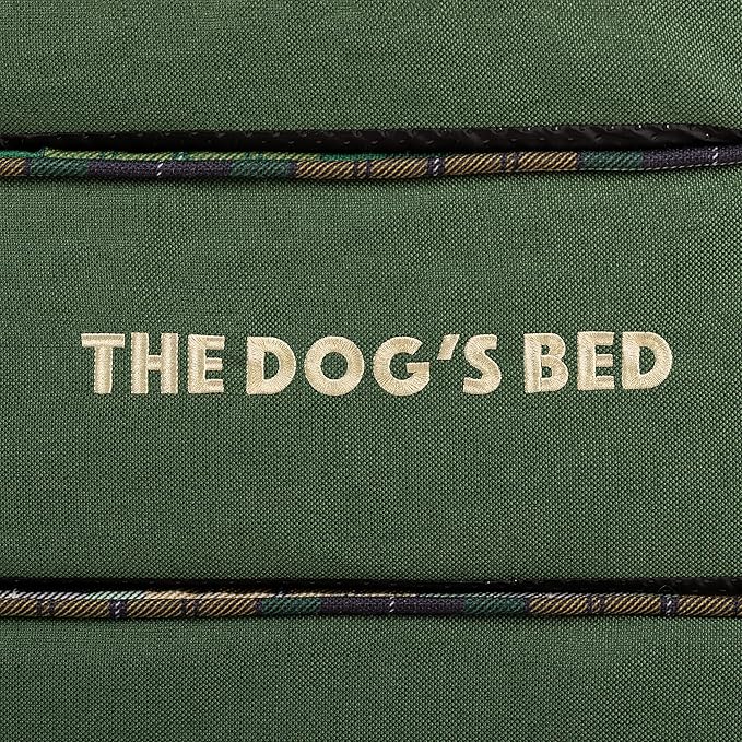 The Dog’s Bed Orthopedic Memory Foam Dog Bed, XL Green Tartan, Pain Relief for Arthritis, Hip & Elbow Dysplasia, Post Surgery, Lameness, Supportive, Calming, Waterproof Washable Cover